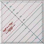 Quilt in a Day Triangle Square Up Ruler - 6-1/2 Inch