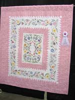 Summer Flowers, a quilt by Kathy Munkelwitz